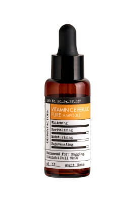 %15 Saf C Vitamini İçeren Aydınlatıcı Serum Derma Factory Pure Vitamin C E Ferulic Ampoule - 1