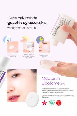 %2 Melatonin Içeren Çift Fazlı Yorgunluk Karşıtı Krem Tonik Melatonin Cream Toner 20 ml - 6