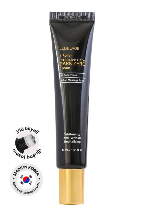 3'lü Başlıklı Glutatyon Göz Altı Morluk Yüz Kremi LEBELAGE 3 roller Intensive Care Dark Zero - 1
