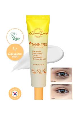 Aydınlatıcı Niacinamide Ve Vitamin Kompleksi Içeren Vegan Göz Kremi Vitamin Tree Eye Cream - 2