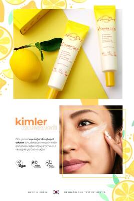 Aydınlatıcı Niacinamide Ve Vitamin Kompleksi Içeren Vegan Göz Kremi Vitamin Tree Eye Cream - 5