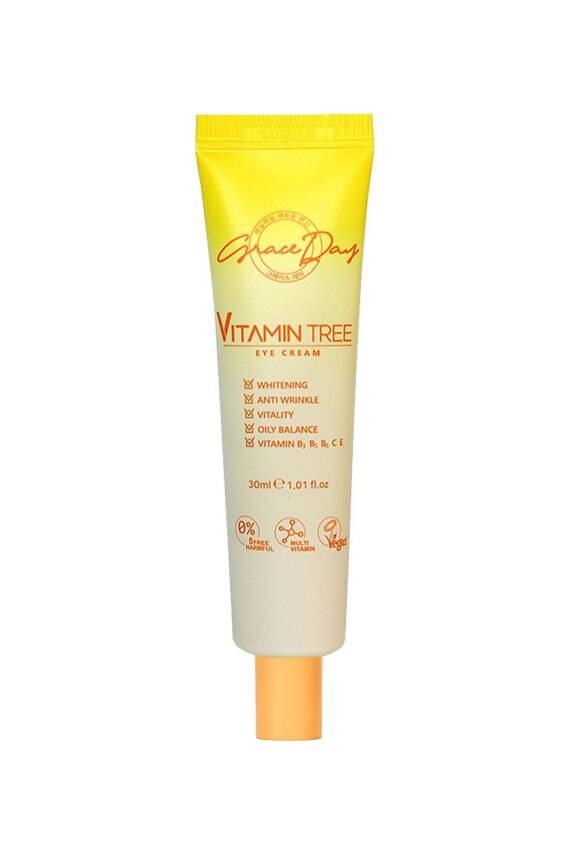 Aydınlatıcı Niacinamide Ve Vitamin Kompleksi Içeren Vegan Göz Kremi Vitamin Tree Eye Cream - 1