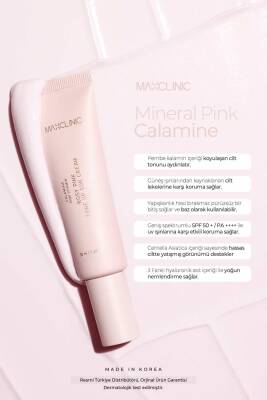 Aydınlatıcı,renk Eşitleyici Spf 50+pa++++ Pembe Güneş Kremi Pink Calamine Toneup Sun Cream - 3