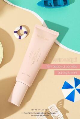 Aydınlatıcı,renk Eşitleyici Spf 50+pa++++ Pembe Güneş Kremi Pink Calamine Toneup Sun Cream - 6