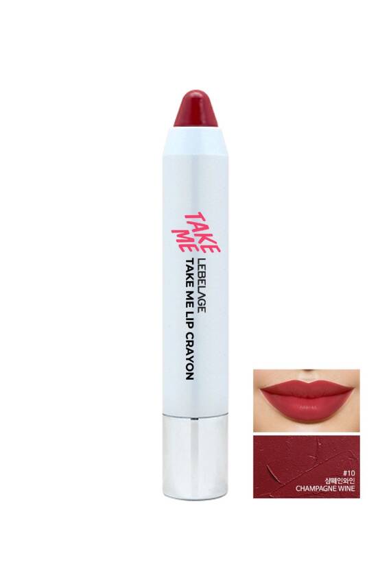 Bordo Stick Ruj Take Me Lip Crayon 10 Champagne Wine - 1