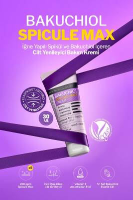 Cilt Yenileyici İğne Yapılı Spikül ve Bakuchiol Krem Derma Factory Spicule Max Cream - 3