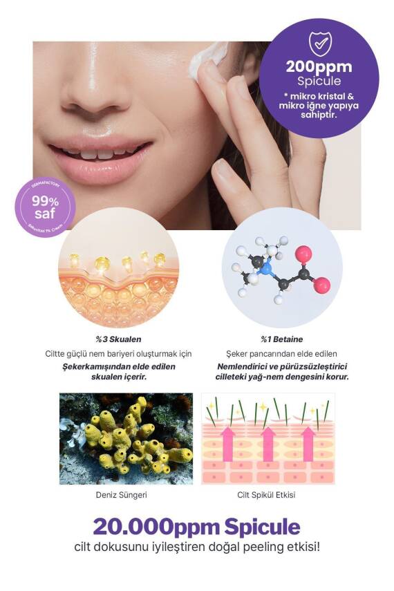 Cilt Yenileyici İğne Yapılı Spikül ve Bakuchiol Krem Derma Factory Spicule Max Cream - 4