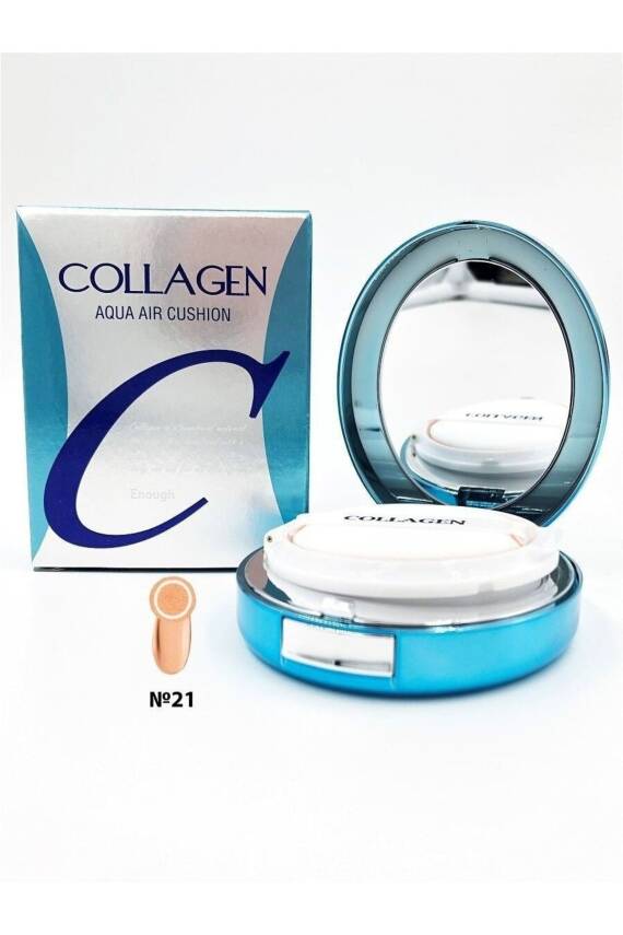 Collagen Aqua Air Cushion Spf 50 Kolajenli Islak Pudra Kuşon - 21 - 1