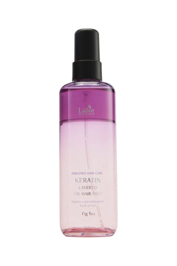 Keratin İçeren Nemlendirici ve Isı Koruyucu Onarıcı Saç Spreyi LADOR Keratin Oil Mist Fig - 1