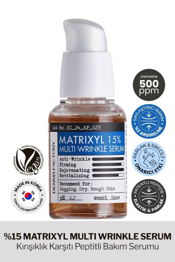 Kırışıklık ve Sarkmalar İçin Yüksek Etki Sağlayan Derma Factory Matrixyl %15 Serum - 2