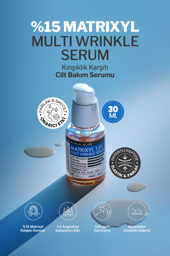 Kırışıklık ve Sarkmalar İçin Yüksek Etki Sağlayan Derma Factory Matrixyl %15 Serum - 3