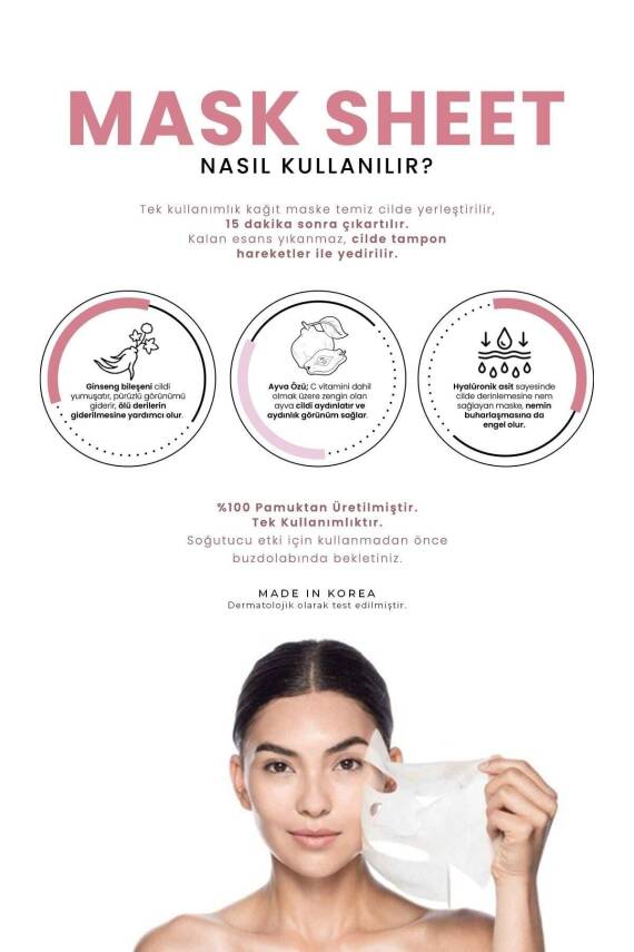 Kolajen Içeren Yaşlanma Karşıtı Kağıt Maske Collagen Essence Mask Sheet - 3