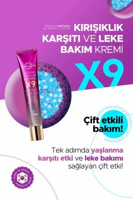 Leke Ve Kırışıklık Karşıtı; Aydınlatıcı Ve Nemlendirici Premium Retinol X9 Perfect Cream - 4