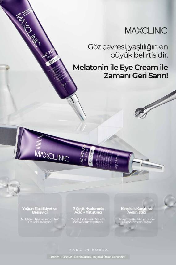 Melatonin Ve Hyalüronik Yaşlanma Ve Yorgunluk Izlerine Karşı Time Return Eye Cream - 2