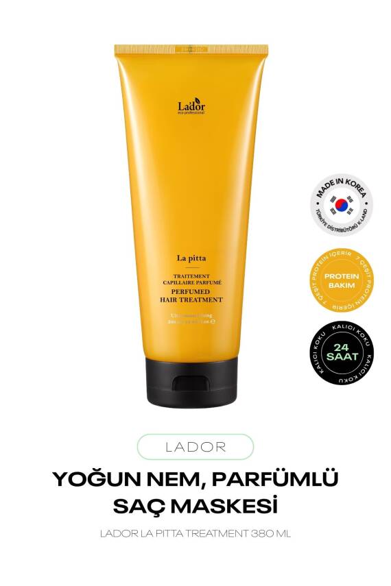Parfümlü Yoğun Saç Bakım Maskesi LADOR Perfumed Hair Treatment LA PITTA 380 ml - 1