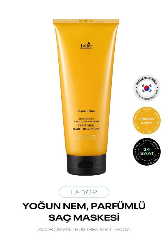 Parfümlü Yoğun Saç Bakım Maskesi LADOR Perfumed Hair Treatment Osmanthus 380 ml - 1
